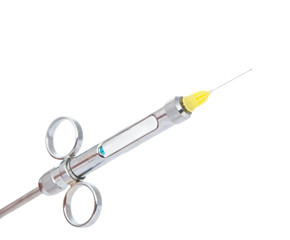 Dental syringe isolated