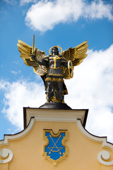 Monument of Angel in Kiev, independence square