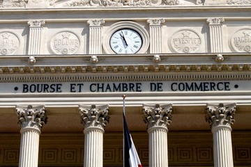 Façade de la Bourse et Chambre de Commerce de Marseille