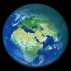 Naklejki  Wektor ilustracja planeta ziemia.