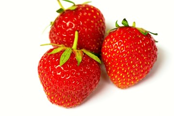 drei Erdbeeren