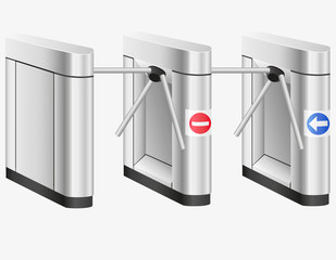 turnstile vector illustration