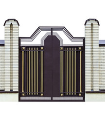Modern  forged  gates. 2.