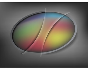Rainbow abstract design