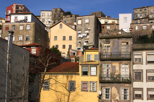 typical architecture in Porto, Portugal