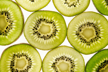 sliced kiwi fruit