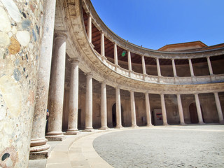 Obraz premium Palace of Carlos in Alhambra, Granada, Spain