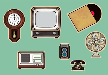懐かしいレトロな電化製品やグッズ