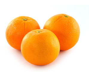 orange on white background
