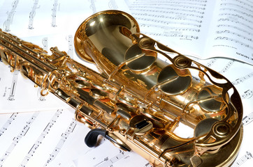 Saxophon auf Noten 2