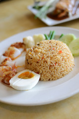 Spicy Fried rice with eggs