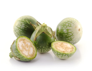 eggplants Isolated on white background