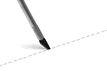 Art Knife Dotted Line