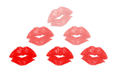 Kisses in pyramid shape