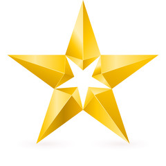 Obraz premium Shiny Gold Star