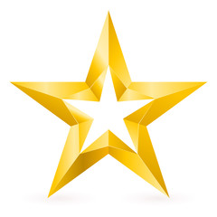 Obraz premium Shiny Gold Star