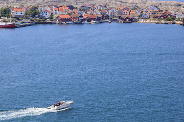 Obraz premium Swedish coast village