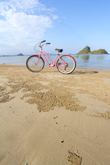Fototapeta premium Bike at the beach, Thailand