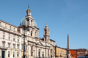 Fototapeta na wymiar Piazza Navona w Rzymie - Włochy