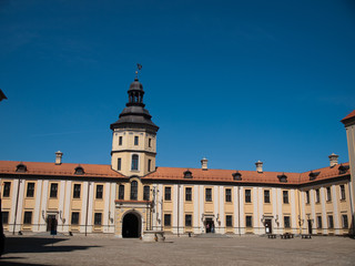 Fototapeta na wymiar Radziwill Palace in Nesvizh-Belarus