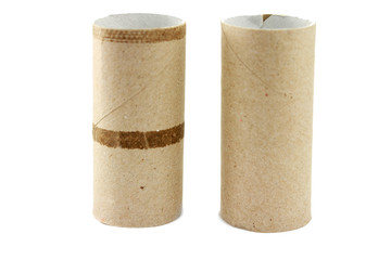 Klopapier rollen leer