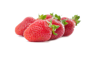 strawberry on a white background