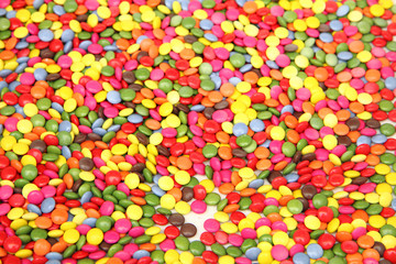 Fototapeta na wymiar color chocolate candies