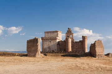 Castle of Turegano in a summer day