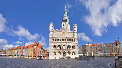 Market square, Poznan, Poland - Stitched Panorama