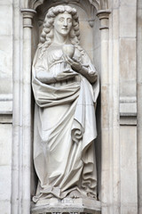 Obraz premium Mercy allegory in London