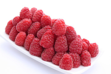 Monticule de framboises