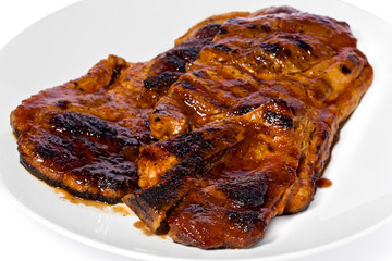 Barbecue Pork Steak