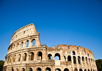 Fototapeta na wymiar Koloseum z nieba