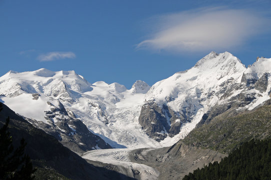 The Morteratsch Glacier