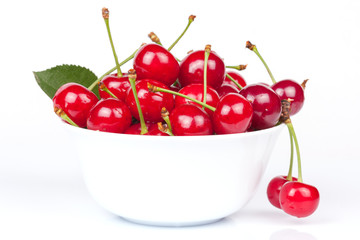 bowl with a cherry