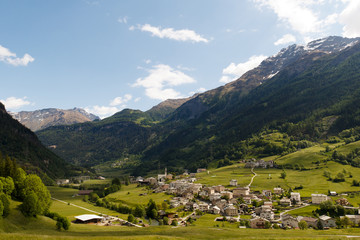 Swiss Alps landscape