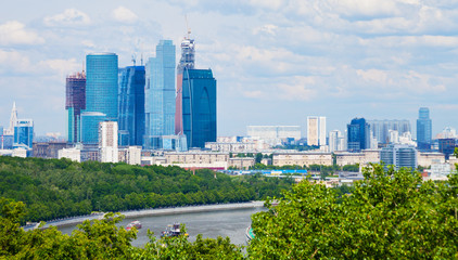 Obraz premium cityscape of new Moscow