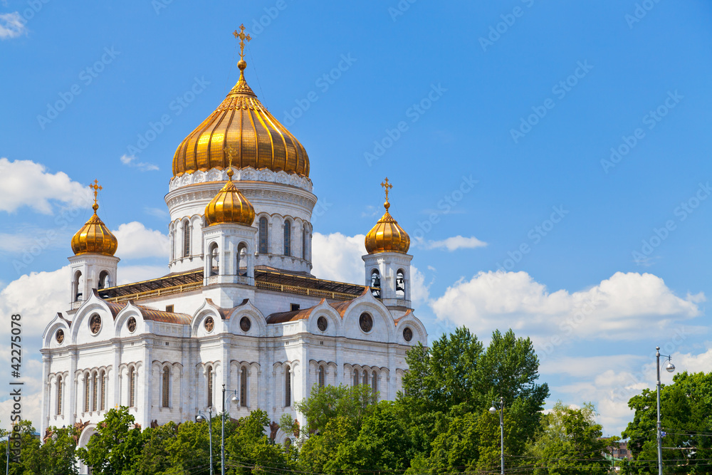 Wall mural The Cathedral of Christ the Saviour, Moscow