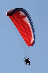 Deurstickers Powered paraglider © lucato
