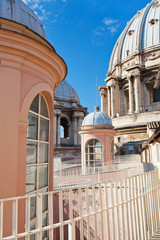 roof of St. Peter's Basilica, Vatican,