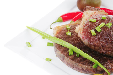 roasted beef lamb steak
