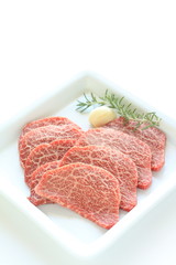 Freshness beef from Japanese for korean BBQ