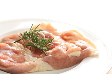 Freshness chicken and rosemary