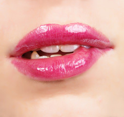 Fototapeta premium red lips