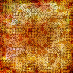 Obraz premium Card for invitation or congratulation with puzzle