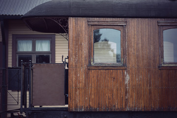 vintage train car