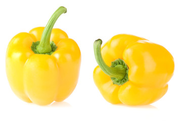 bell pepper solated on white