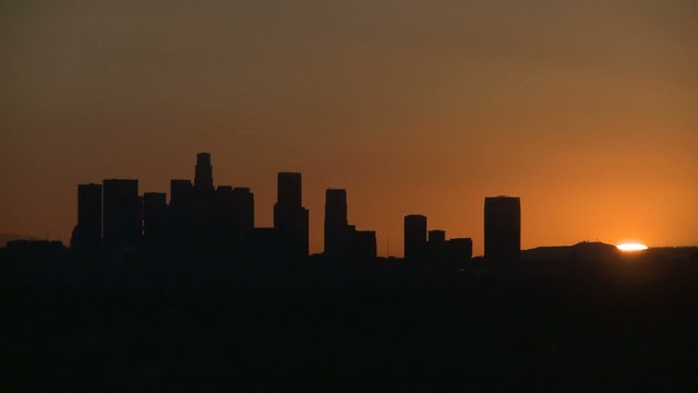 Los Angeles Skyline Sunrise