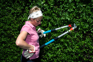 Gartenarbeit