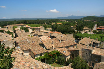 provenza avignone tetti case